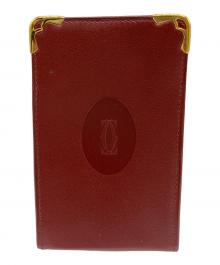 Cartier（カルティエ）の古着「シガレットケース」｜ボルドー