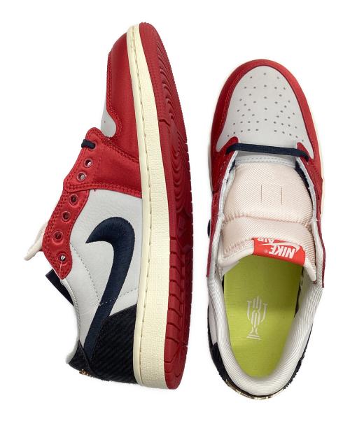 NIKE（ナイキ）NIKE (ナイキ) Trophy Room AIR JORDAN 1 LOW OG レッド×ホワイト サイズ:9の古着・服飾アイテム