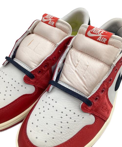 NIKE（ナイキ）NIKE (ナイキ) Trophy Room AIR JORDAN 1 LOW OG レッド×ホワイト サイズ:9の古着・服飾アイテム