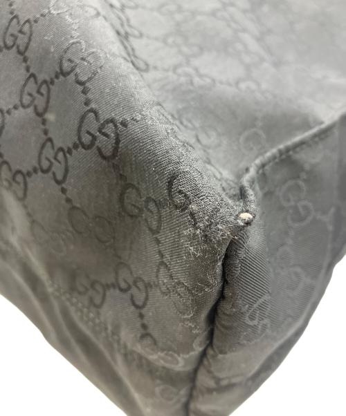 GUCCI（グッチ）GUCCI (グッチ) ナイロントートバッグ ブラックの古着・服飾アイテム