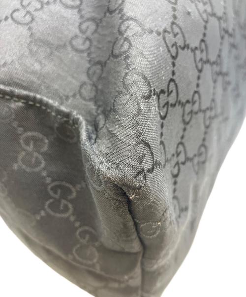 GUCCI（グッチ）GUCCI (グッチ) ナイロントートバッグ ブラックの古着・服飾アイテム