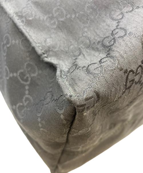 GUCCI（グッチ）GUCCI (グッチ) ナイロントートバッグ ブラックの古着・服飾アイテム