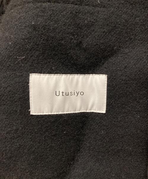 Utsusiyo（ウツシヨ）UTSUSIYO (ウツシヨ) ロングコート ブラック サイズ:Mの古着・服飾アイテム