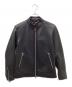 EDIFICE（エディフィス）の古着「シープレザー ライダースジャケット」｜ブラック