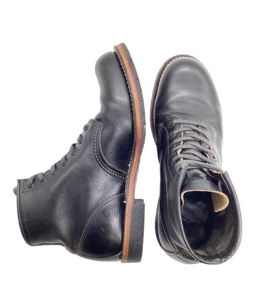 RED WING（レッドウィング）RED WING (レッドウィング) BECKMAN ROUND BOOTS ブラック サイズ:7.5の古着・服飾アイテム