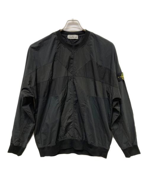 STONE ISLAND（ストーンアイランド）STONE ISLAND (ストーンアイランド) 切替ナイロンジャケット ブラック サイズ:ＸＬの古着・服飾アイテム
