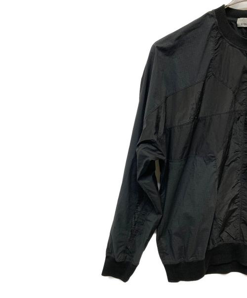 STONE ISLAND（ストーンアイランド）STONE ISLAND (ストーンアイランド) 切替ナイロンジャケット ブラック サイズ:ＸＬの古着・服飾アイテム