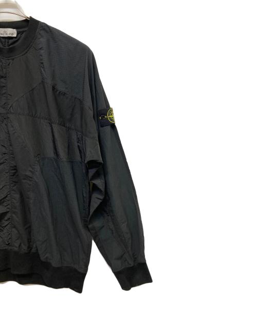 STONE ISLAND（ストーンアイランド）STONE ISLAND (ストーンアイランド) 切替ナイロンジャケット ブラック サイズ:ＸＬの古着・服飾アイテム