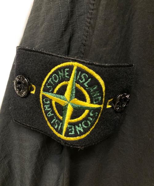 STONE ISLAND（ストーンアイランド）STONE ISLAND (ストーンアイランド) 切替ナイロンジャケット ブラック サイズ:ＸＬの古着・服飾アイテム