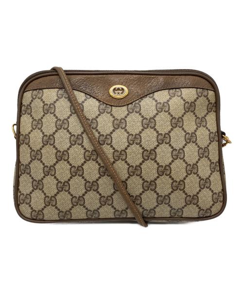 GUCCI（グッチ）GUCCI (グッチ) GG ショルダーバッグ ベージュの古着・服飾アイテム