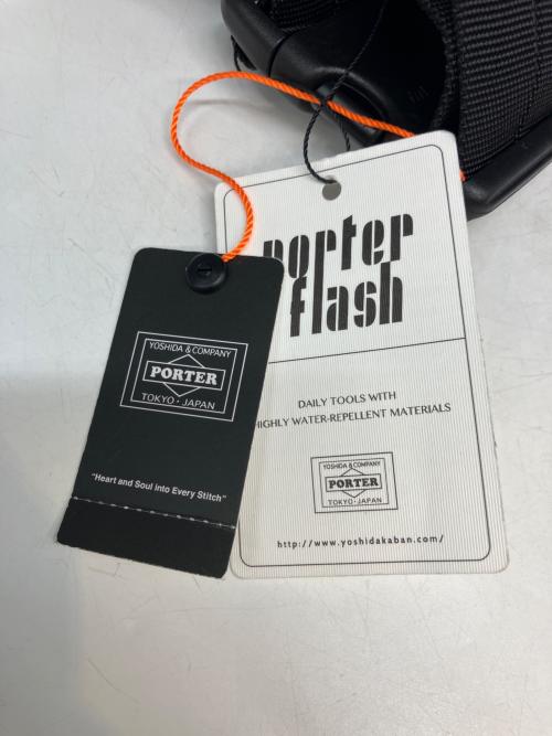 PORTER（ポーター）PORTER (ポーター) WAIST BAG ブラック 未使用品の古着・服飾アイテム