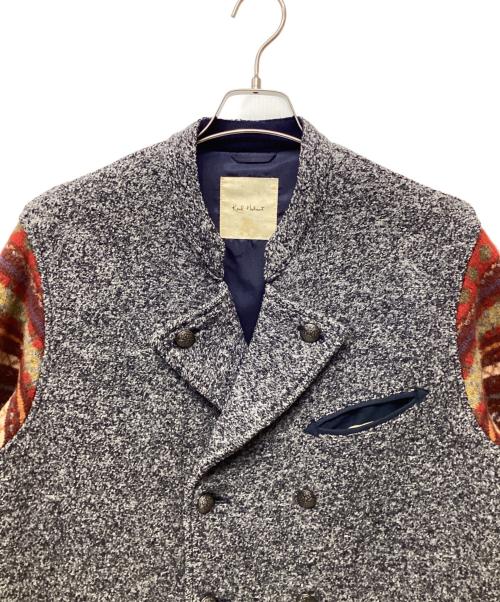 KARL HELMUT（カールヘルム）Karl Helmut (カールヘルム) ダブルブレストジャケット グレー×ブラウン サイズ:Lの古着・服飾アイテム