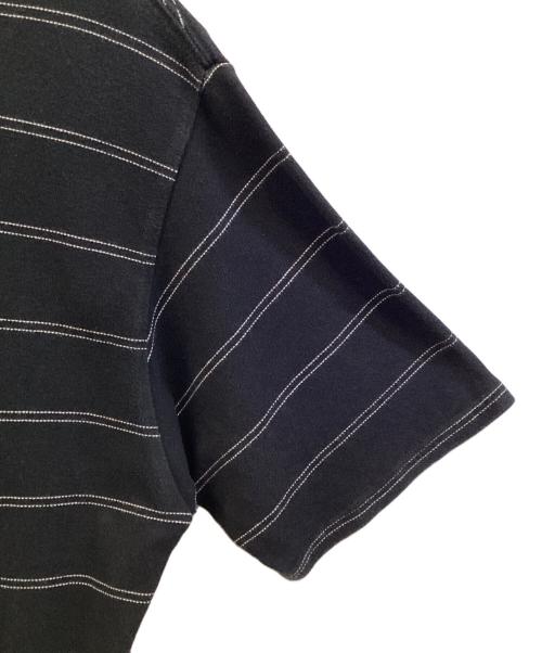 The Ennoy Professional（ザ エンノイ プロフェッショナル）The Ennoy Professional (ザ エンノイ プロフェッショナル) ボーダーTシャツ ブラック サイズ:XLの古着・服飾アイテム