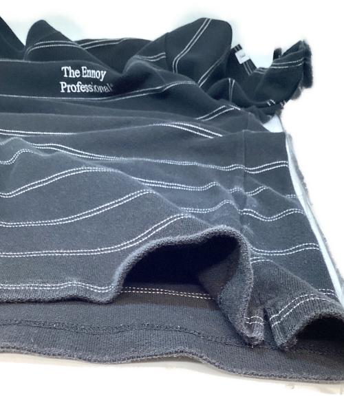 The Ennoy Professional（ザ エンノイ プロフェッショナル）The Ennoy Professional (ザ エンノイ プロフェッショナル) ボーダーTシャツ ブラック サイズ:XLの古着・服飾アイテム