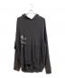 Y's（ワイズ）の古着「BACK OPEN HOODY」｜ブラック