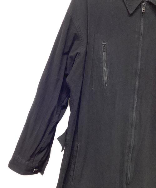 Y's（ワイズ）Y's (ワイズ) DYED SERGE JUMPSUIT ブラック サイズ:2の古着・服飾アイテム