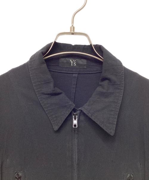 Y's（ワイズ）Y's (ワイズ) DYED SERGE JUMPSUIT ブラック サイズ:2の古着・服飾アイテム