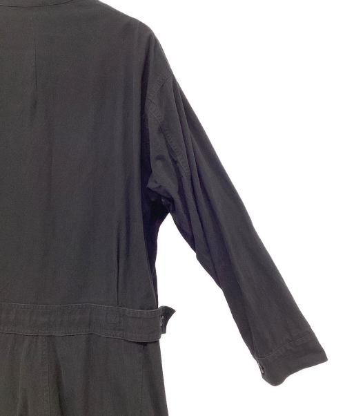 Y's（ワイズ）Y's (ワイズ) DYED SERGE JUMPSUIT ブラック サイズ:2の古着・服飾アイテム
