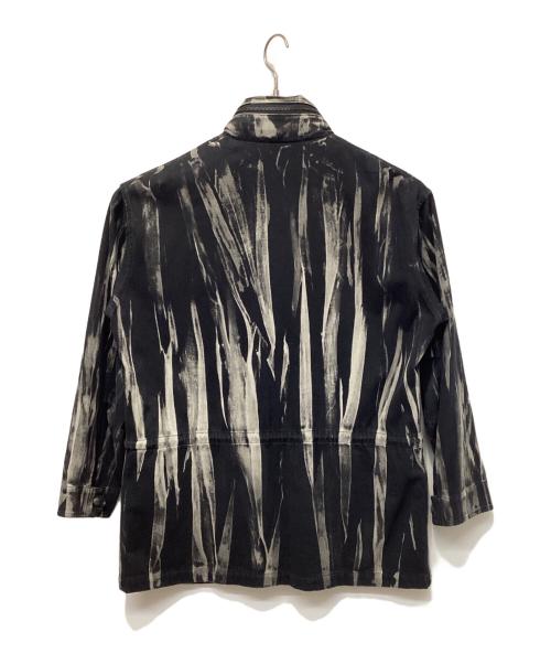 Y's（ワイズ）Y's (ワイズ) M65オーバーフィールドジャケット ブラック×グレー サイズ:Sの古着・服飾アイテム