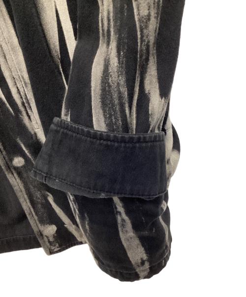 Y's（ワイズ）Y's (ワイズ) M65オーバーフィールドジャケット ブラック×グレー サイズ:Sの古着・服飾アイテム