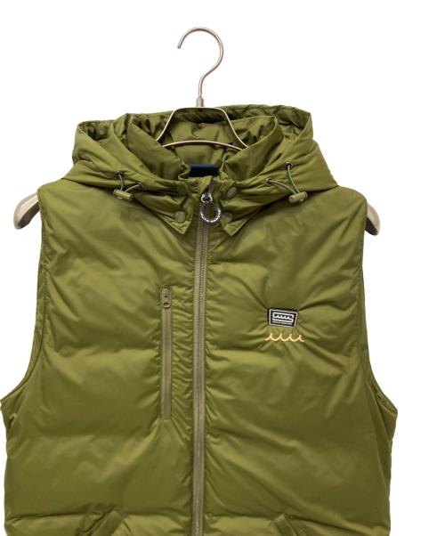 muta MARINE（ムータマリン）muta MARINE (ムータマリン) ゴルフダウンベスト カーキ サイズ:Mの古着・服飾アイテム
