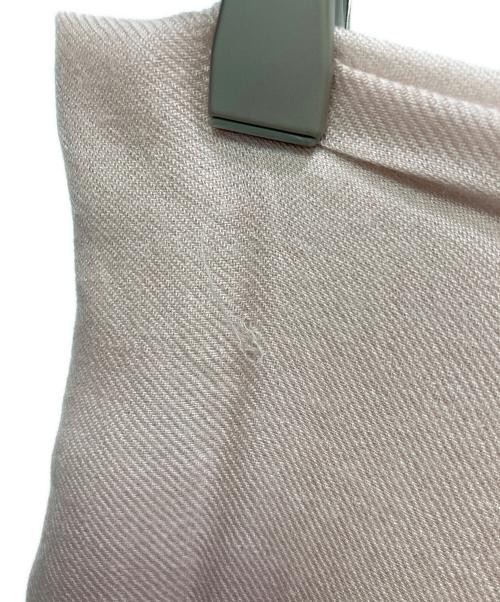 CHANEL（シャネル）CHANEL (シャネル) カシミヤストール ベージュ×ブラックの古着・服飾アイテム