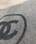 中古・古着 CHANEL (シャネル) カシミヤストール ベージュ×ブラック：36000円