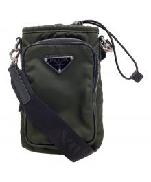 PRADA（プラダ）の古着「Re-nylon スマートフォンケース」｜カーキ