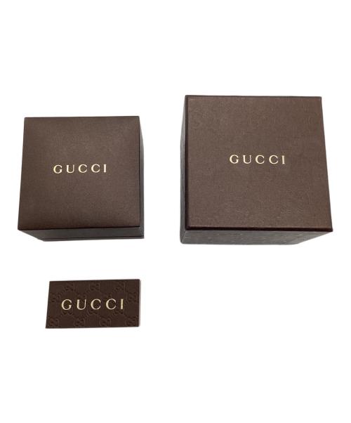 GUCCI（グッチ）GUCCI (グッチ) アイコンホワイトジルコニアパウダーリング サイズ:9号の古着・服飾アイテム