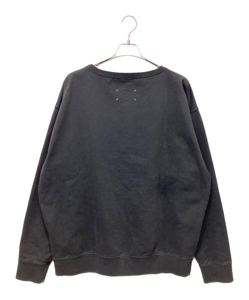 Maison Margiela（メゾンマルジェラ）Maison Margiela (メゾンマルジェラ) フロント刺繍ナンバリングスウェット チャコールグレー サイズ:Mの古着・服飾アイテム