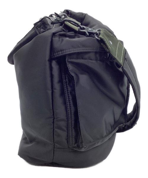 PORTER（ポーター）PORTER (ポーター) 2WAY TOOL BAG(L) ブラック×グリーンの古着・服飾アイテム
