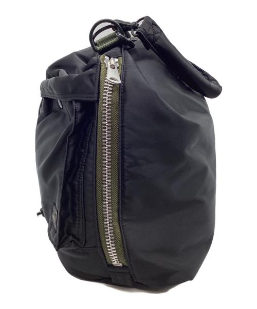 PORTER（ポーター）PORTER (ポーター) 2WAY TOOL BAG(L) ブラック×グリーンの古着・服飾アイテム