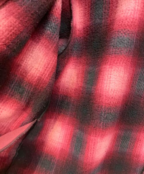 SUPREME（シュプリーム）SUPREME (シュプリーム) Shadow fleece plaid shirt レッド×ブラック サイズ: XLの古着・服飾アイテム