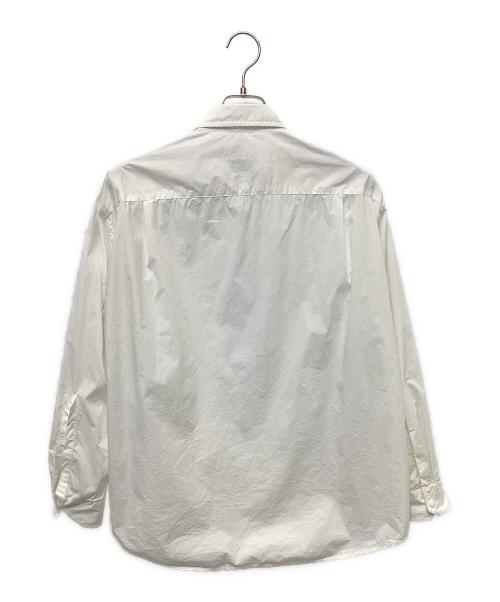 MONCLER（モンクレール）MONCLER (モンクレール) フロントビッグポケット長袖シャツ ホワイト サイズ:40の古着・服飾アイテム