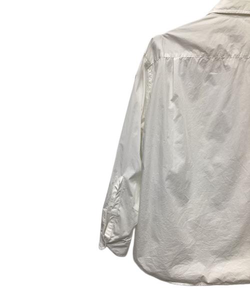 MONCLER（モンクレール）MONCLER (モンクレール) フロントビッグポケット長袖シャツ ホワイト サイズ:40の古着・服飾アイテム