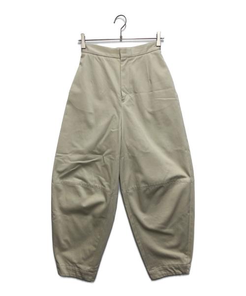 Curensology（カレンソロジー）Curensology (カレンソロジー) CLコットンカーヴィーPT ベージュ サイズ:SIZE36 未使用品の古着・服飾アイテム