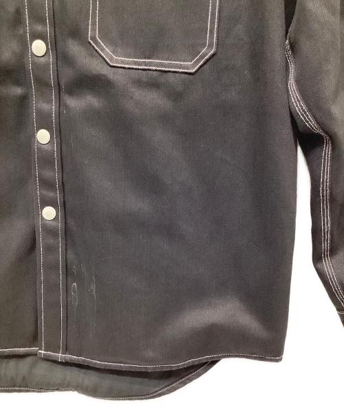 CHALLENGER（チャレンジャー）CHALLENGER (チャレンジャー) DENIM LINING SHIRT ブラック サイズ:Lの古着・服飾アイテム