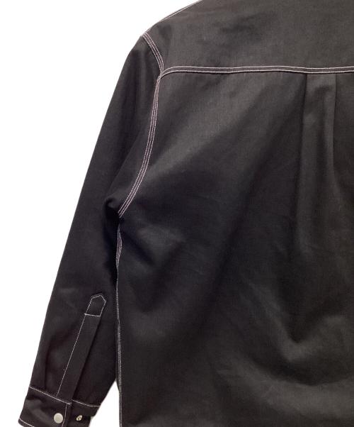 CHALLENGER（チャレンジャー）CHALLENGER (チャレンジャー) DENIM LINING SHIRT ブラック サイズ:Lの古着・服飾アイテム
