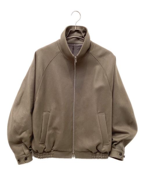 ssstein（シュタイン）ssstein (シュタイン) MELTON ZIP UP BLOUSON ブラウン サイズ:Sの古着・服飾アイテム