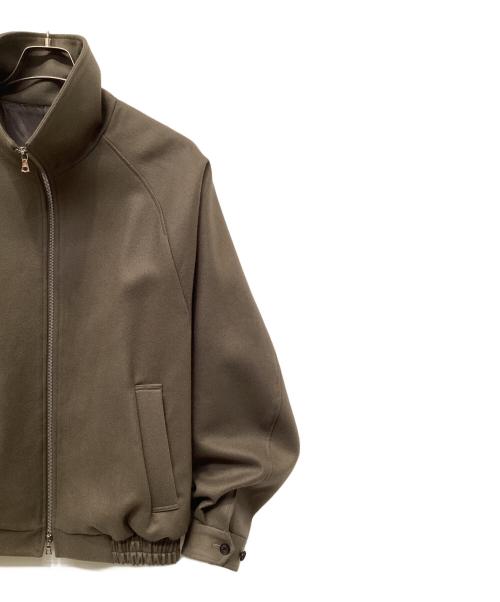 ssstein（シュタイン）ssstein (シュタイン) MELTON ZIP UP BLOUSON ブラウン サイズ:Sの古着・服飾アイテム