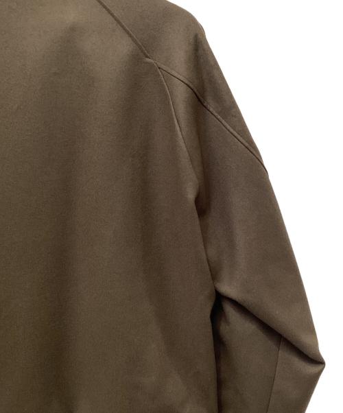 ssstein（シュタイン）ssstein (シュタイン) MELTON ZIP UP BLOUSON ブラウン サイズ:Sの古着・服飾アイテム