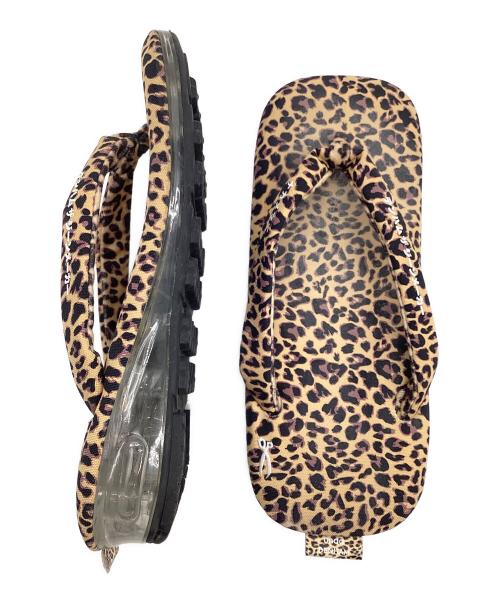 unda（ウンダ）unda (ウンダ) Denham (デンハム) 雪駄 イエロー×ブラック サイズ:Mの古着・服飾アイテム