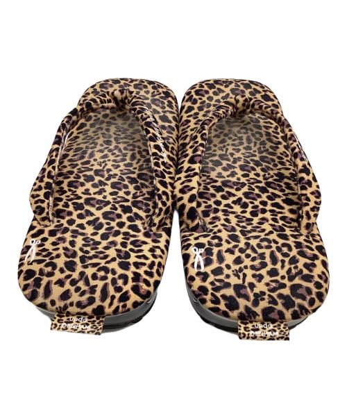 unda（ウンダ）unda (ウンダ) Denham (デンハム) 雪駄 イエロー×ブラック サイズ:Mの古着・服飾アイテム