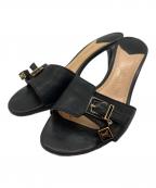 LOUIS VUITTONルイ ヴィトン）の古着「ミュール」｜ブラック