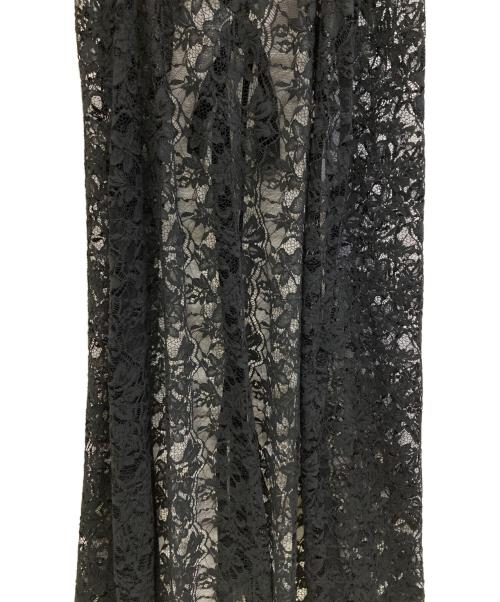 Y's（ワイズ）Y's (ワイズ) レースワンピース ブラック サイズ:M 未使用品の古着・服飾アイテム