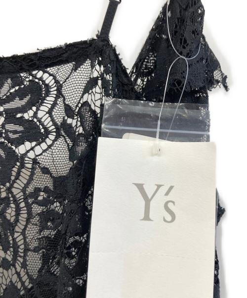 Y's（ワイズ）Y's (ワイズ) レースワンピース ブラック サイズ:M 未使用品の古着・服飾アイテム