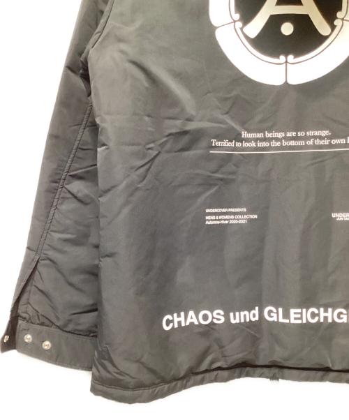 UNDERCOVER（アンダーカバー）UNDERCOVER (アンダーカバー) MEMORY WEATHER COACH JACKET ブラック サイズ:4の古着・服飾アイテム