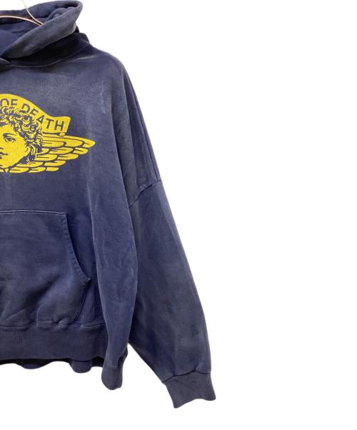 SAINT MICHAEL（セントマイケル）SAINT MICHAEL (セントマイケル) ANGEL HOODIE ブルー サイズ:Mの古着・服飾アイテム