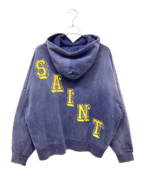 SAINT MICHAEL（セントマイケル）SAINT MICHAEL (セントマイケル) ANGEL HOODIE ブルー サイズ:Mの古着・服飾アイテム
