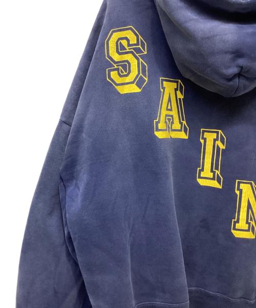 SAINT MICHAEL（セントマイケル）SAINT MICHAEL (セントマイケル) ANGEL HOODIE ブルー サイズ:Mの古着・服飾アイテム